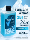 РЕКСОНА MEN Гель для душа и шампунь 2в1 Горный лед 490мл
