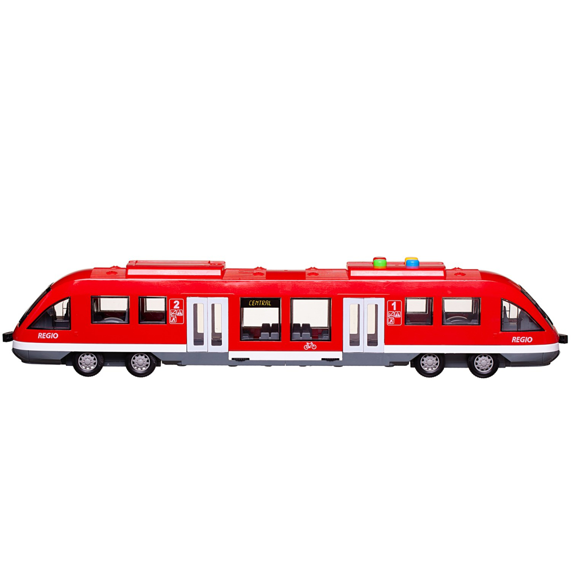 Трамвай Junfa фрикционный длина 44 см красный