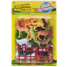 Игровой набор ABtoys Юный натуралист Фигурки диких и домашних животных с игровыми предметами