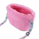 Сумочка для девочки Abtoys плюшевая розовая Кролик, 25см