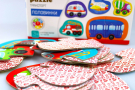 Пазлы контурные Baby Toys Половинки Транспорт