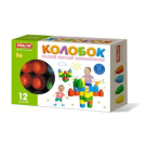 Конструктор Колобок (12 деталей), коробка