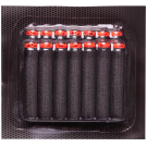 Бластер красно-черный в наборе с аксессуарами и 14 мягкими пулями