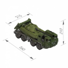 Тягач военный Щит с танком 56х21х21,5 см.