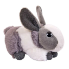 Мягкая игрушка ABtoys Домашние любимцы Кролик серый, 15 см