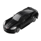 Машинка металлическая Uni-Fortune RMZ City 1:64 Chevrolet Corvette C7, без механизмов, цвет черный матовый