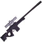 Ружье Junfa с длинным стволом и прицелом, 46х12,5 см, стреляющее пулями-стрелами