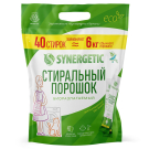 Стиральный порошок SYNERGETIC суперконцентрат, универсальный, гипоаллергенный, 40 стирок