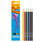 Набор акварельных карандашей Лео Ярко 6 цветов
