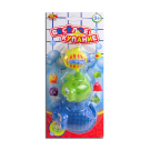 Набор для ванной ABtoys Веселое купание Фигурки (рыбка, лягушка, крокодил) 3 предмета резиновые
