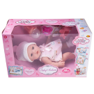 Пупс ABtoys Baby Ardana 30см, в розовом платье, шапочке и носочках, в наборе с аксессуарами, в коробке