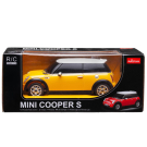 Машина р/у 1:18 Minicooper S, цвет жёлтый 2.4G