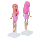 Кукла ABtoys Любимая кукла Модница розовое+фиолетовое платья с собакой Бетти