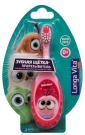 Зубная щетка-прорезыватель Longa Vita Angry Birds Hatchlings детская 0+ розовая