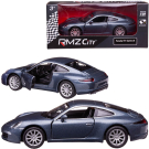 Машина металлическая RMZ City серия 1:32 Porsche 911 Carrea S, синий металлик цвет, двери открываются