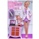 Кукла Defa Lucy Малышка на приеме у доктора, в наборе с игровыми предметами 2 вида