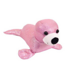 Мягкая игрушка ABtoys Тюлень розовый, 26 см