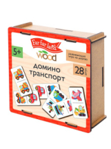 Десятое королевство Домино деревянное Транспорт Far far land wood 28 фишек