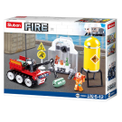 Конструктор Sluban серия Пожарный Пожарная машина-робот 130 деталей