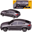 Машинка металлическая Uni-Fortune RMZ City 1:64 BMW X6, Цвет Серебристый