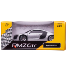 Машинка металлическая Uni-Fortune RMZ City 1:64 Audi R8 V10, без механизмов, (серебристый)