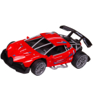 Машина р/у гоночная Junfa toys, 1:18, 27Мгц, изменяемый корпус, с эффектом выхлопного пара, аккумуляторный блок 3,7V, 2 цвета красный, желтый в ассортименте.