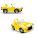 Конструктор Sluban серия Builder: Ретро автомобиль желтый 44 детали