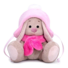 Мягкая игрушка BUDI BASA Зайка Ми в шапке с помпоном и шарфе (малыш) 15 см