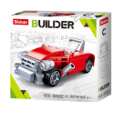 Конструктор Sluban Builder: Ретро автомобиль, красный, 41 деталь