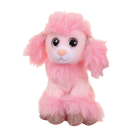Мягкая игрушка ABtoys Собачка Карамелька, розовая 14 см