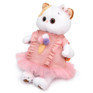 Мягкая игрушка BUDI BASA Кошка Ли-Ли в платье с мороженым 24 см
