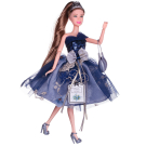 Кукла ABtoys "Вечерний раут" с диадемой в платье с двухслойной юбкой, русые волосы 30см