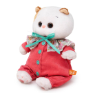 Мягкая игрушка BUDI BASA Кошка Ли-Ли BABY в комбинезоне с воротником в цветочек 20 см