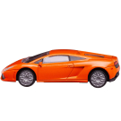 Машина металлическая 1:40 scale Lamborghini Gallardo LP560-4, цвет оранжевый