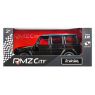 Машина металлическая RMZ City серия 1:32 Mercedes Benz G63 AMG,инерционный механизм, двери открываются, черный цвет.