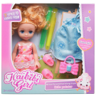 Кукла Junfa Kaibibi Girl 15 см с дополнительным платьем и игровыми предметами