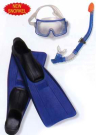 Набор для плавания INTEX "World Sports Set"(маска,трубка,ласты) (от 8лет)