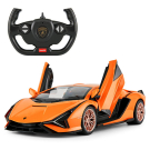 Машина р/у 1:14 Lamborghini Sian оранжевый цвет, 2,4 G, открывающиеся дверцы
