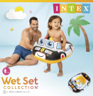 Круг надувной INTEX Kiddie Floats Полиция, для малышей с трусами, 1-2 года