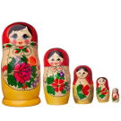 Матрешка 5 в 1 средняя (Семеновская)