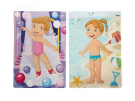 Игра магнитная развивающая. Игра Одень куклу