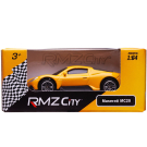 Машина металлическая RMZ City серия 1:32 Maserati MC 2020, инерционный механизм, двери открываются, желтый цвет.