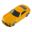 Машинка металлическая Uni-Fortune RMZ City 1:64 Mercedes-Benz GT S AMG 2018 (цвет желтый)