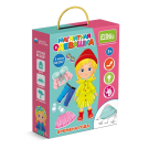Развивающая игра-одевашка El`BascoKids Времена года, магнитная