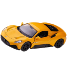 Машина металлическая RMZ City серия 1:32 Maserati MC 2020, инерционный механизм, двери открываются, желтый цвет.
