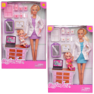 Кукла Defa Lucy Малышка на приеме у доктора, в наборе с игровыми предметами 2 вида