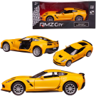 Машина металлическая RMZ City серия 1:32 Chevrolet Corvette Grand Sport, желтый матовый цвет, двери открываются