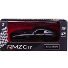 Машинка металлическая Uni-Fortune RMZ City серия 1:32 Mercedes-Benz GT S AMG 2018, инерционная, цвет черный матовый, двери открываются