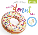Круг надувной INTEX "Sprinkle Donut Tube" (Пончик с посыпкой), от 9 лет, 99х25см