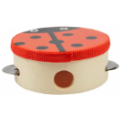 Музыкальный инструмент BEE Бубен Тамбурин с мембраной DF601A Ladybug